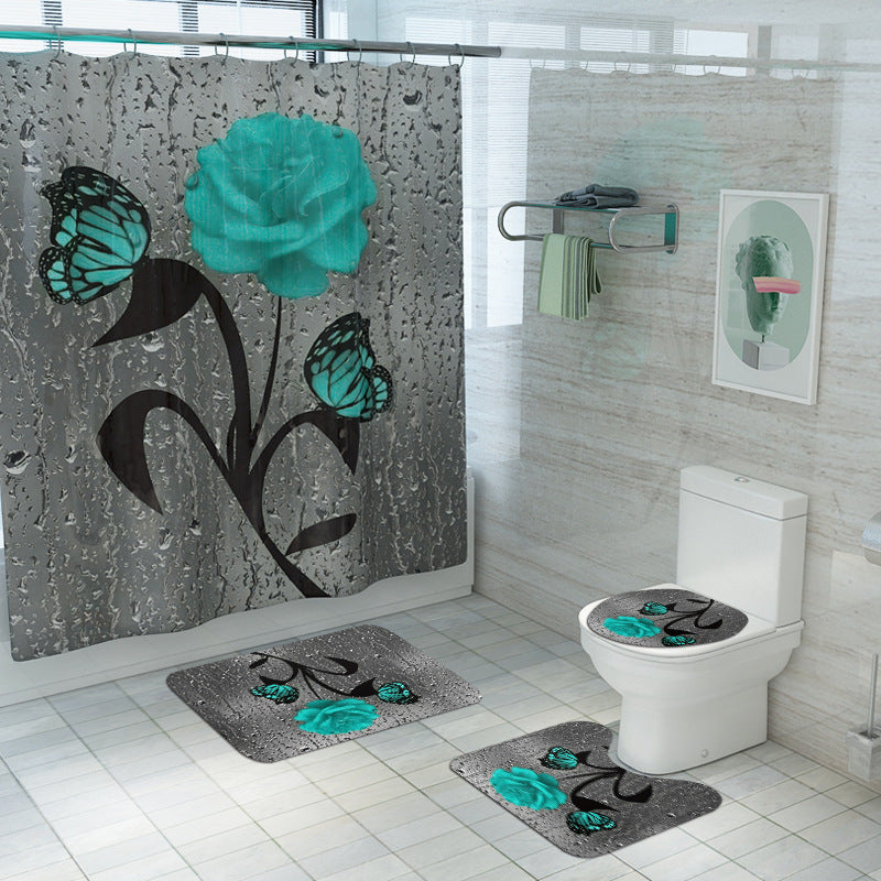 Daffodil Toilet Bathroom Shower Set | Curtain Shower Partition