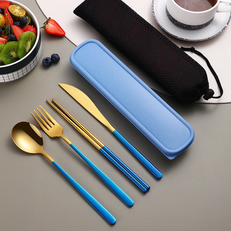 Dinnerware Set Accessories Gold Knife Fork & Spoon