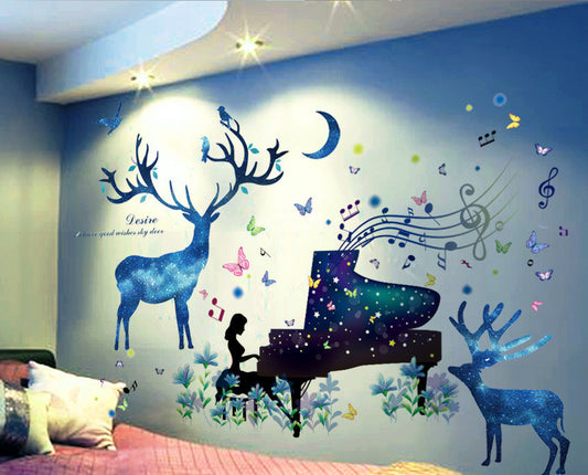 Pegatinas de arte de pared Decoración de dormitorio infantil de tendencia