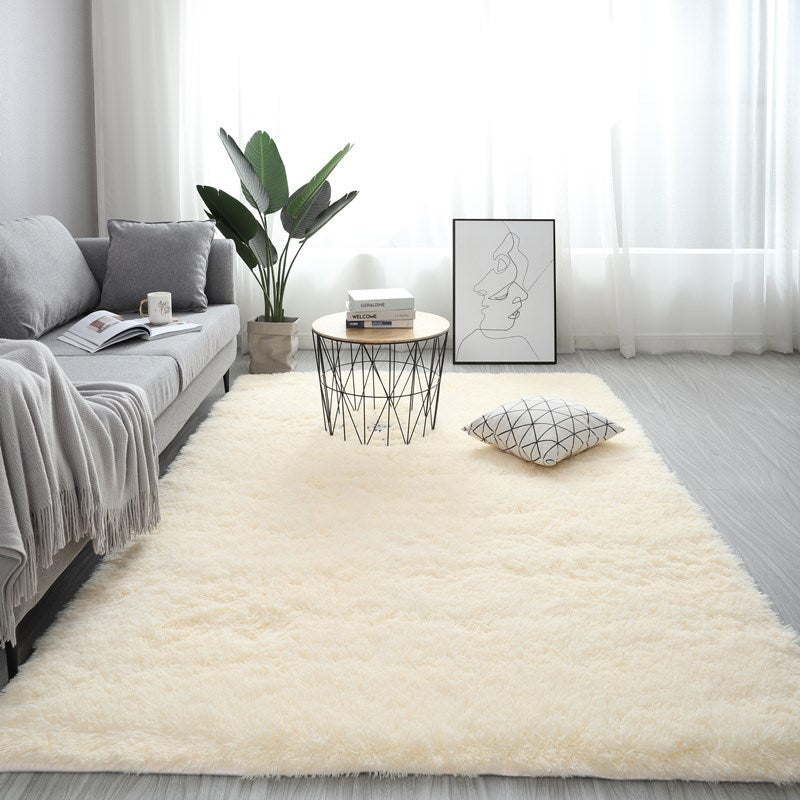 Fluffy Carpet Rugs for your living Room | Rectangle Large Size  | Anti-slip Soft