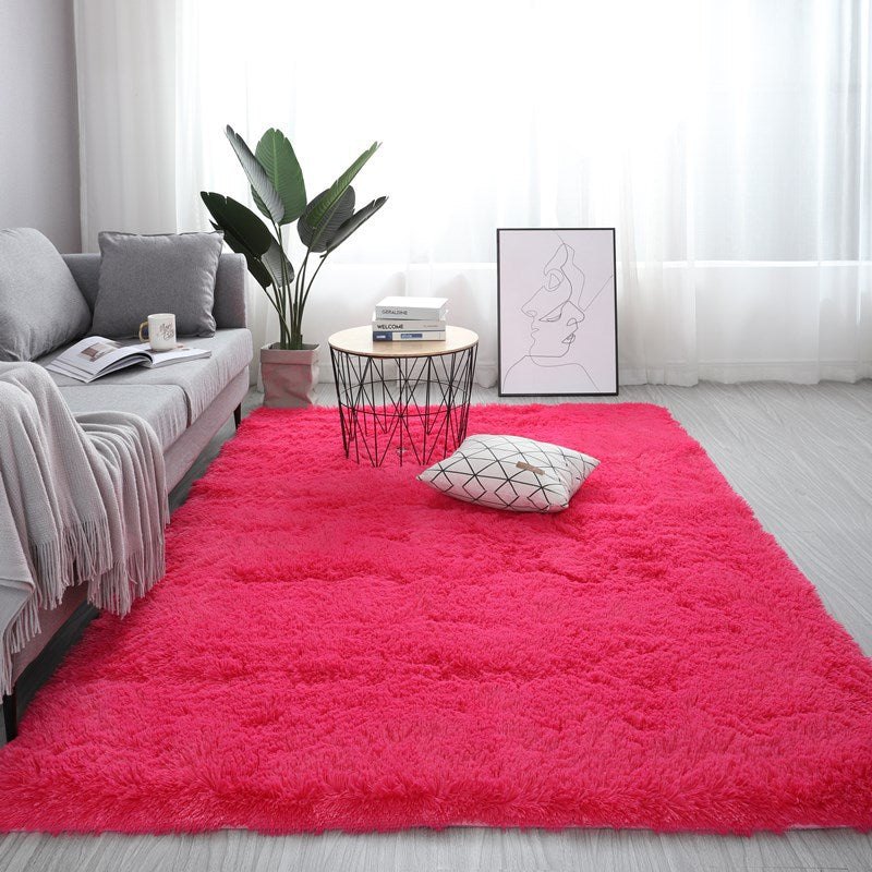 Fluffy Carpet Rugs for your living Room | Rectangle Large Size  | Anti-slip Soft