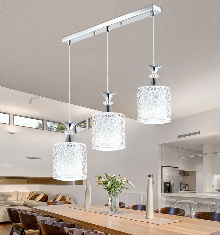 Modern Minimalist Nordic Iron finish Chandelier