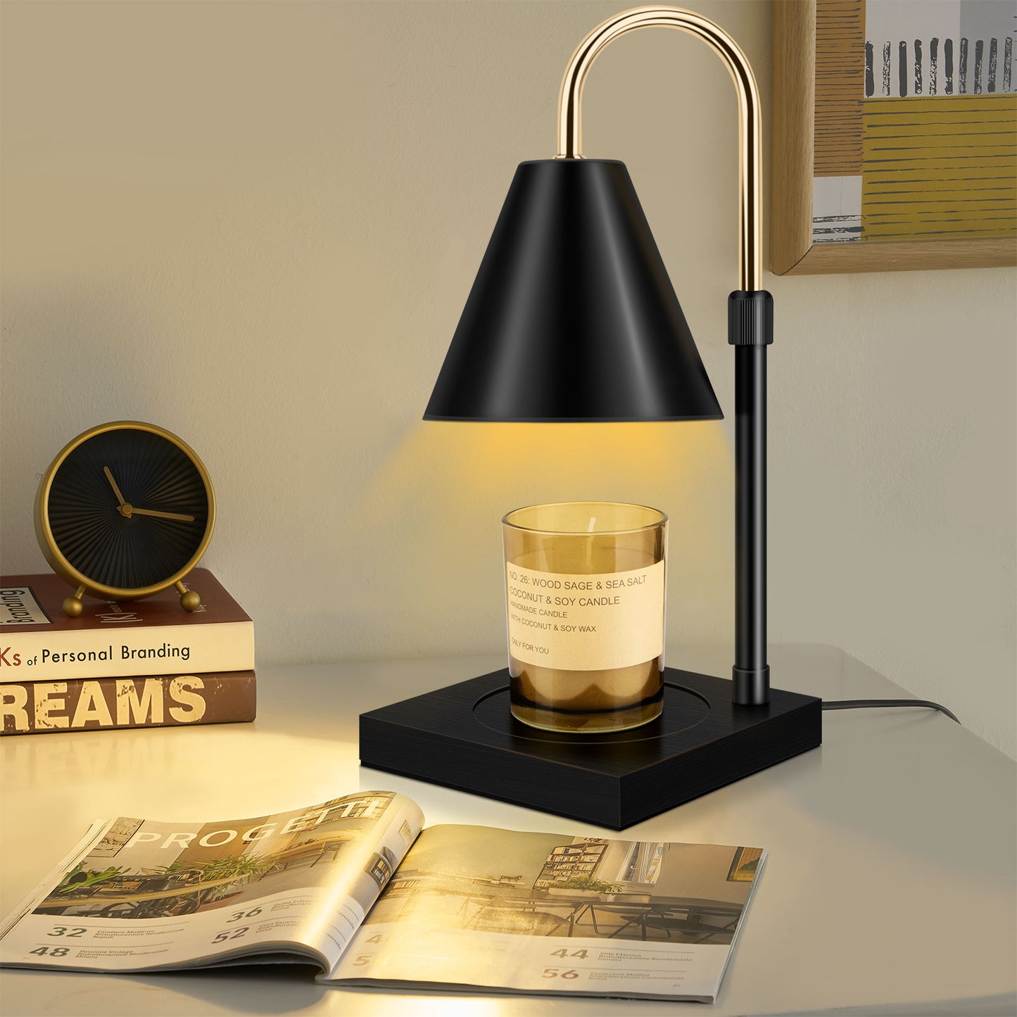 Candle Warmer, Candle Warmer Lamp With Timer Dimmable