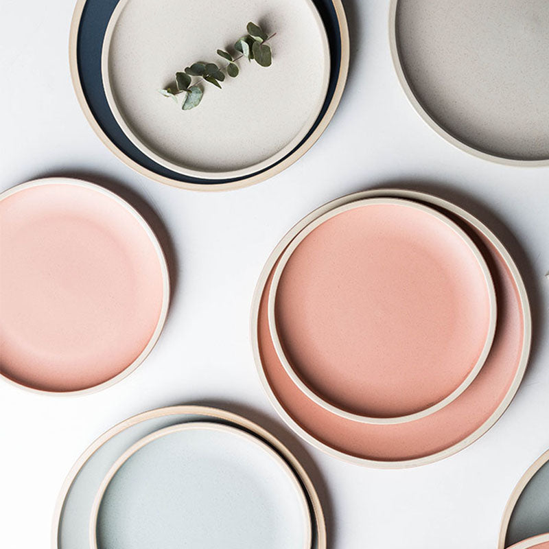 Pure Color Matte Ceramic Plate set