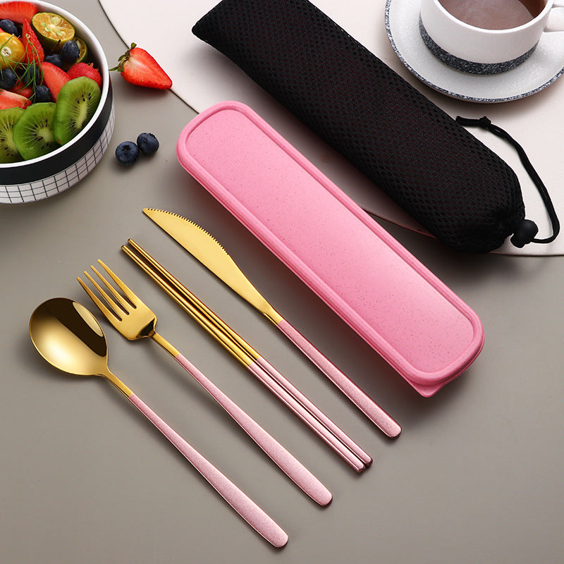 Dinnerware Set Accessories Gold Knife Fork & Spoon