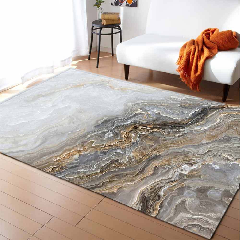 Marble Style Living Room Carpet