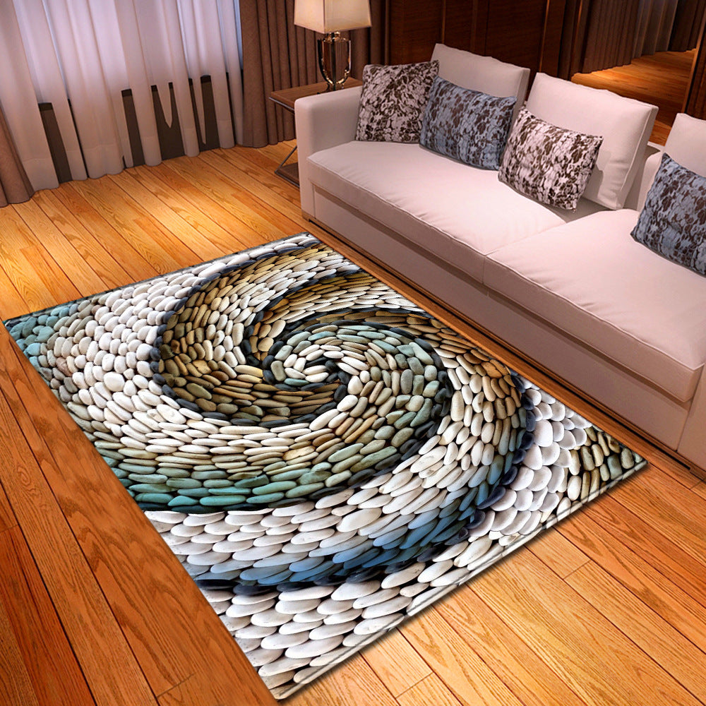 Marble Style Living Room Carpet