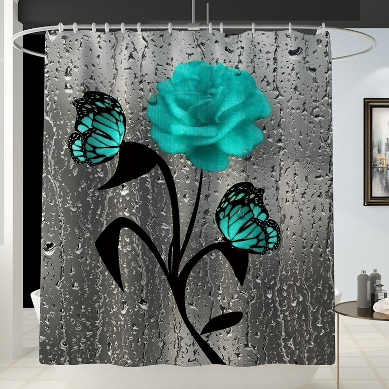 Daffodil Toilet Bathroom Shower Set | Curtain Shower Partition