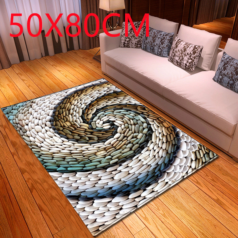 Marble Style Living Room Carpet