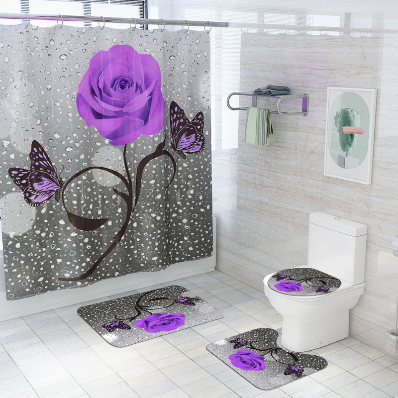 Daffodil Toilet Bathroom Shower Set | Curtain Shower Partition