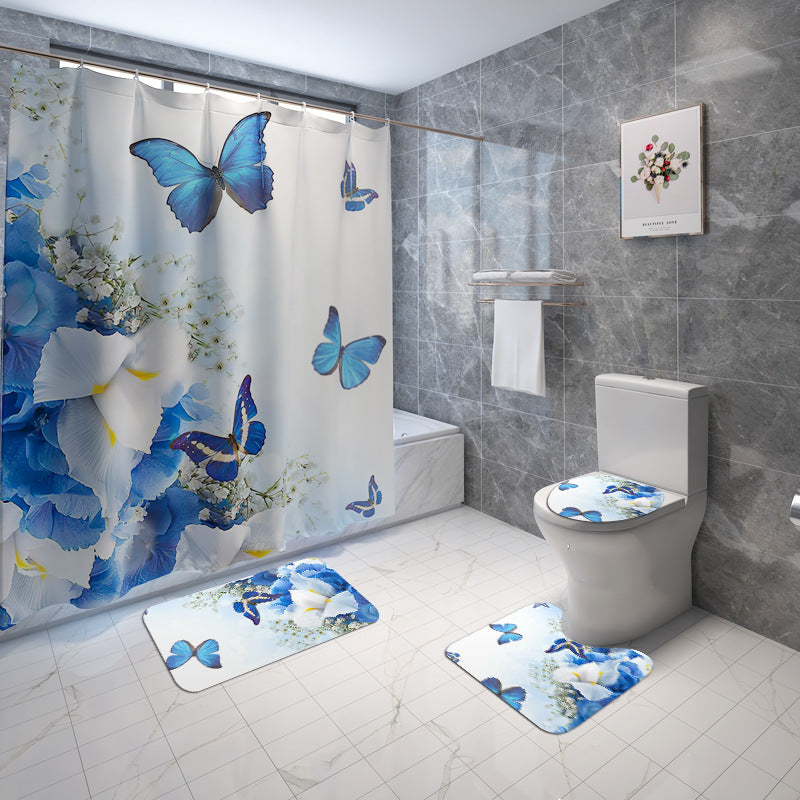 Daffodil Toilet Bathroom Shower Set | Curtain Shower Partition