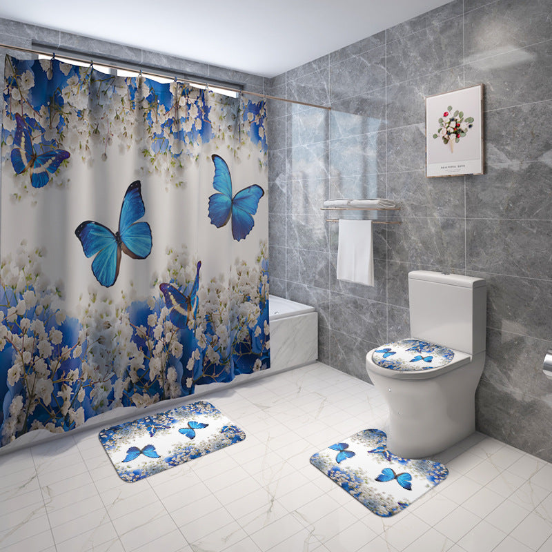 Daffodil Toilet Bathroom Shower Set | Curtain Shower Partition