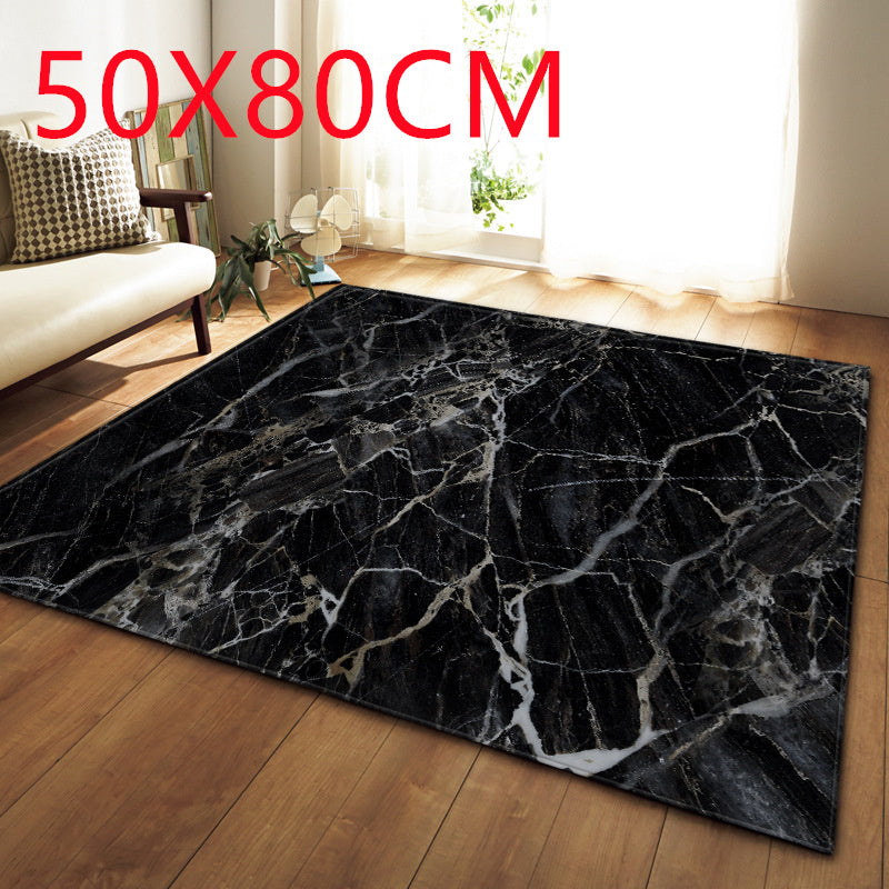 Marble Style Living Room Carpet