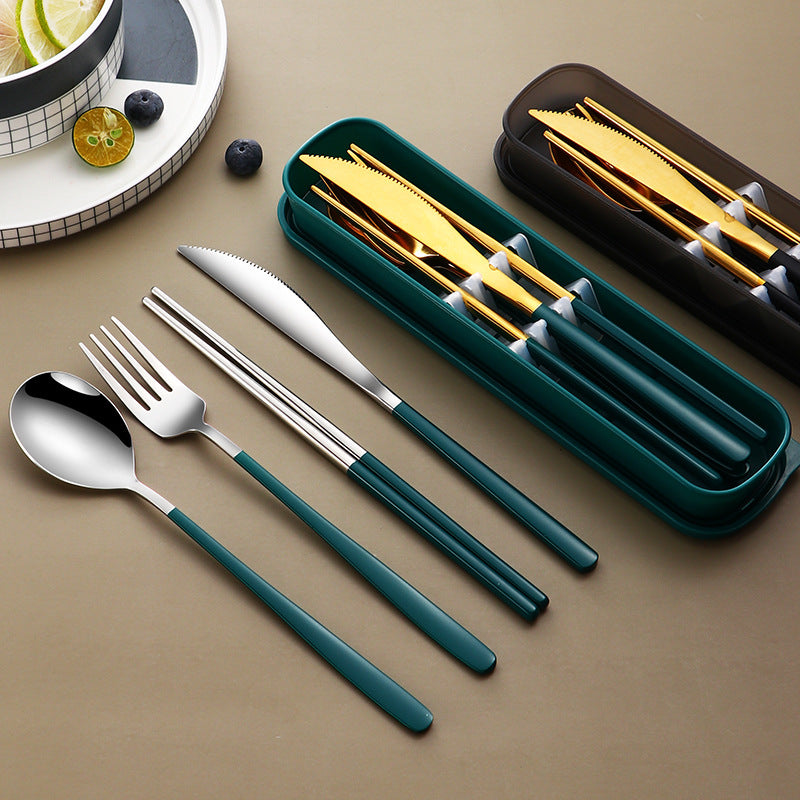 Dinnerware Set Accessories Gold Knife Fork & Spoon