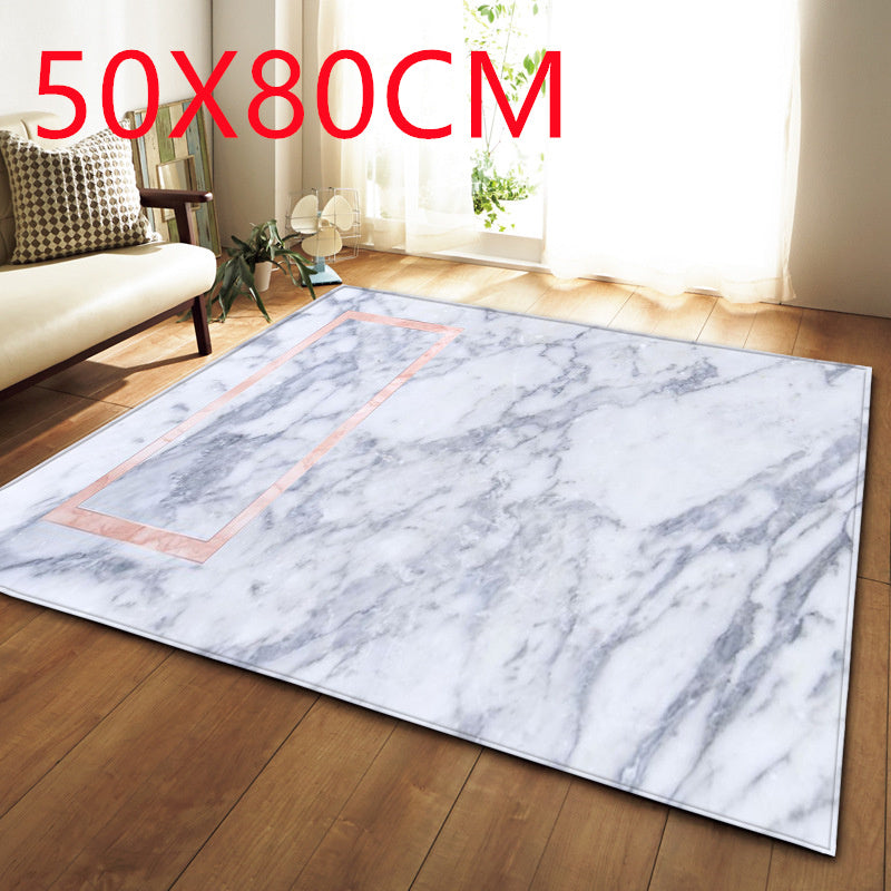 Marble Style Living Room Carpet