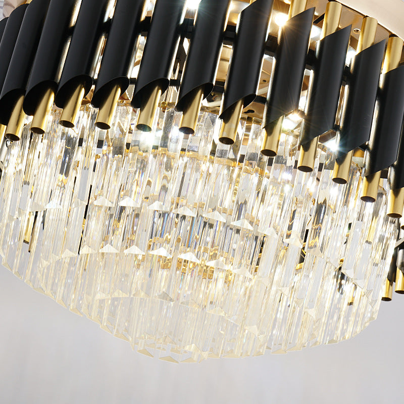 LED Controlled | Conversion Fan Light | Crystal Chandelier